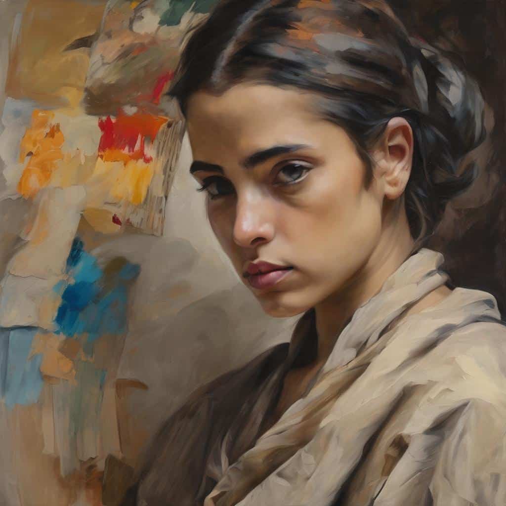 Ανθρώπινη μορφή με συμβολική αναπαράσταση του χρόνου ως κύκλου, σε καλλιτεχνική σύνθεση που συνδυάζει το παρελθόν και το μέλλον.